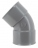 Coude PVC - Femelle / Femelle - 45� - Diam�tre 80 mm - Nicoll UCR44