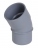 Coude PVC - M�le / Femelle - 30� - Diam�tre 50 mm - Nicoll UCJ3