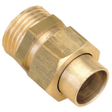 Raccord union 3 pi�ces droit - M�le 15 x 21 - 14 � souder - Sachet de 10