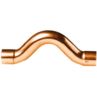 Saut de tube � souder en cuivre - Femelle / Femelle - Diam�tre 18 mm - Sachet de 1