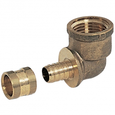 Coude � 90� - A Glissement - Tube PER - Diam�tre 16 vers Femelle � visser 15 x 21 - Altech