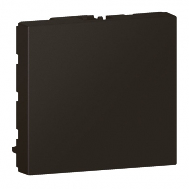 Obturateur - 2 Modules - Noir Mat - Legrand Mosaic 079181L
