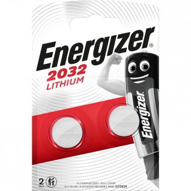 Pile lithium - Energizer CR2032 - 3 Volts - Blister de 2 piles