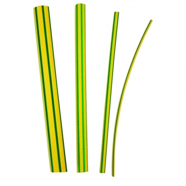 Gaine thermor�tractables - 3M GTI 3000 - 24 � 8 mm - Vert/Jaune - 3M 85882