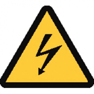 Triangle de signalisation - Avec pictogramme �clair - CATU AM-49/05
