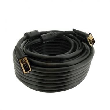 Cordon vid�o HD15 - M�le / M�le - 10 m�tres - Noir - GigaM�dia VH15H15M10