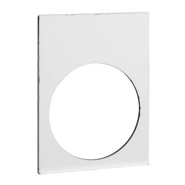 Etiquette - 30 x 40 - Blanc / Jaune - Sans marquage - Schneider ZB2BY4101