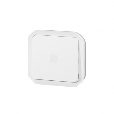 Interrupteur temporis� - Lumineux - Sans neutre - Blanc - Composable - Legrand plexo 069604L