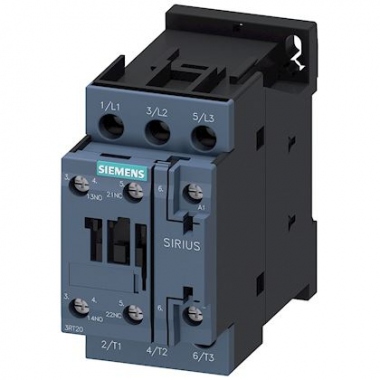 Contacteur Sirius - 32A - 3 p�les - 1F+1O - 24 AC - Siemens 3RT2027-1AC20