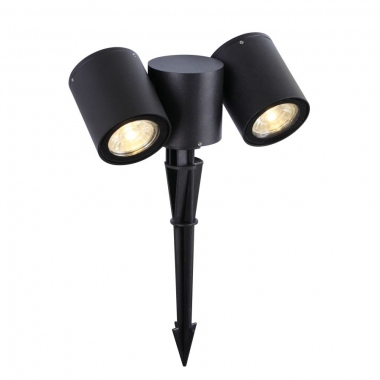 Projecteur ext�rieur sur piquet - Aric Topaze - GU10 - Avec 2 lampes LED 6W - 3000K - Aric 50915