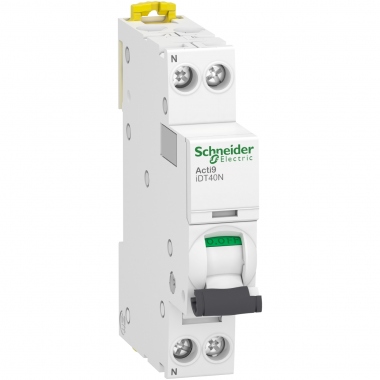 Disjoncteur - Schneider Acti9 IDT40N - 2 P�les - 40A - Type C - 10 kA - Schneider Electric A9P24640