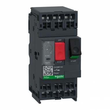 Disjoncteur moteur - TeSys GV2ME - 6 � 10 A - Schneider electric GV2ME143