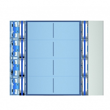 Bticino Sfera New - Fa�ade - 8 boutons - Allmetal