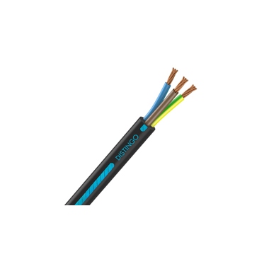 Cable lectrique - Rigide - R2V - 3G6 mm - Au mtre