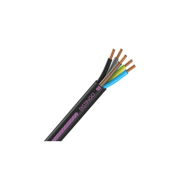 Cable lectrique - Rigide - R2V - 5G4 mm - Couronne de 50 mtres
