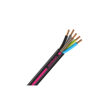 Cable lectrique - Rigide - R2V - 5G2.5 mm - Couronne de 50 mtres