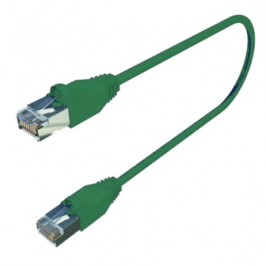 Cordon de brassage RJ45 cat�gorie 6 SFTP longueur 1 m�tre vert