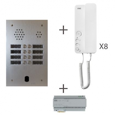 Kit audio - 8 appels - Programm� - Urmet KA83/208
