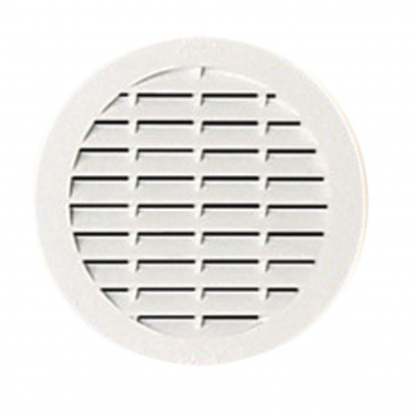 Grille d'aration ronde - A visser - Pour tube fibreciment - Nicoll 1BC110