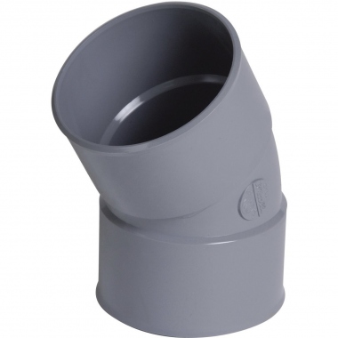 Coude PVC - Femelle / Femelle - 30� - Diam�tre 125 mm - Nicoll CX33