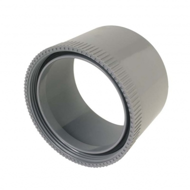 Manchette PVC adaptation � visser pour bouchon 100 mm - Femelle 100 mm- Nicoll