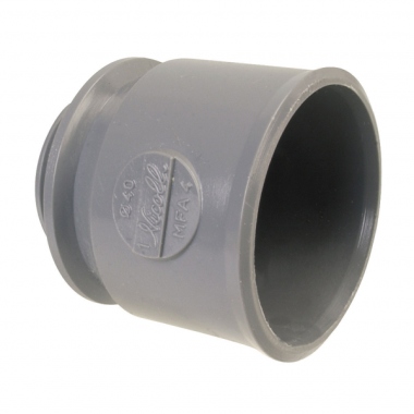Manchette PVC adaptation � visser pour bouchon 40 mm - Femelle 32 mm - Nicoll