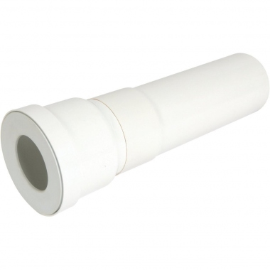 Pipe longue pour WC - Diamtre 100 mm - longueur 400 mm - Droite - Nicoll QW3340
