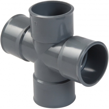 Culotte Double PVC - Femelle / Femelle - 87�30 -  Parall�le - Diam�tre 40 mm - RH188