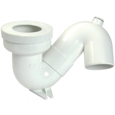 Siphon de si�ge � la turque - Sortie Verticale - PVC - Diam�tre 100 mm - (110-135) - Nicoll YU 2V