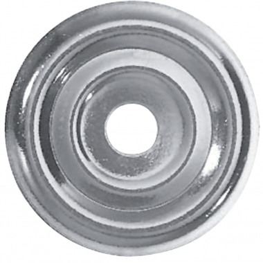 Rosace Plate - Diam�tre 25 mm - Boite de 100 pi�ces