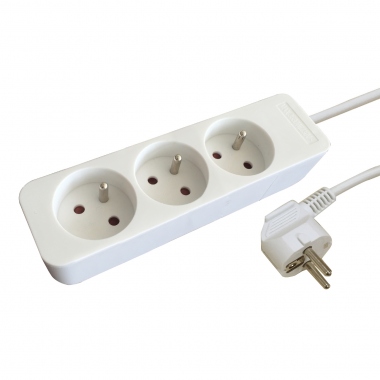 Rallonge multiprise - 3 x 2P+T - 3G1.5 mm� - H05VV-F - Bizline 701002