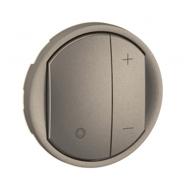 Enjoliveur - Pour variateur 1-10V - Titane - Legrand C�liane CT0061