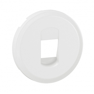 Enjoliveur - Pour prise haut parleur - Simple - Blanc - Legrand C�liane CB0311