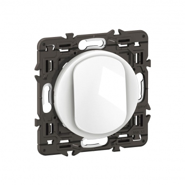 Va et vient - 10A - Pr�mont� - Lumineux - Blanc - Legrand C�liane CC1001