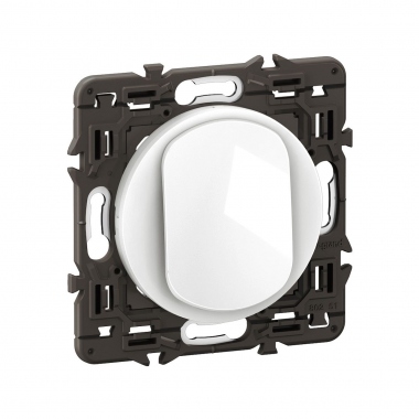 Interrupteur ou va et vient - 10A - Pr�mont� - Blanc - Legrand C�liane CC0001