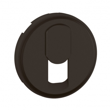 Enjoliveur - Pour prise RJ45 - Noir - Legrand C�liane CN0340
