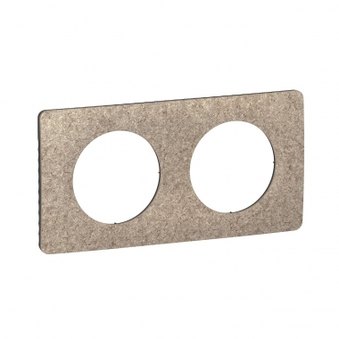 Plaque de finition - 2 Postes - Feutre - Legrand C�liane CP1502