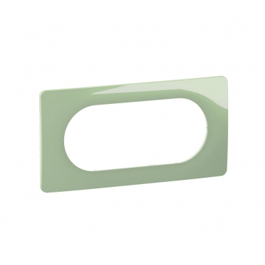Plaque de finition - 4 � 5 Modules - Vert C�ladon - Legrand C�liane CP0508