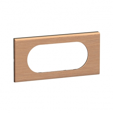 Plaque de finition - 4 � 5 Modules - Ch�ne - Legrand C�liane CP2408