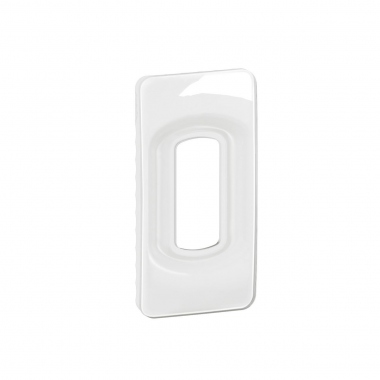 Plaque de finition - 1 Module - Blanc �maill� - Legrand C�liane CP0013