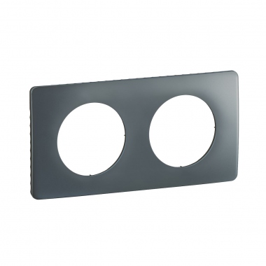 Plaque de finition - 2 Postes - Bleu orage - Legrand C�liane CP0902