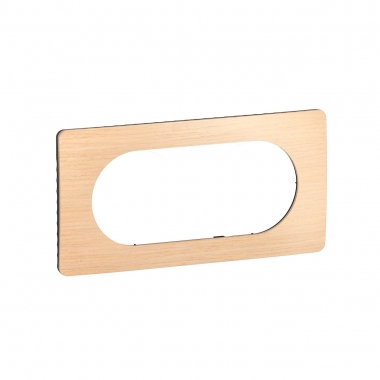 Plaque de finition - 4 � 5 Modules - H�tre - Legrand C�liane CP1408