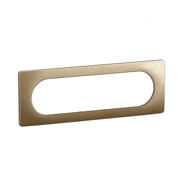 Plaque de finition - 6 � 8 Modules - Bronze Satin� - Legrand C�liane CP1611