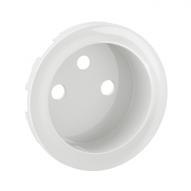Enjoliveur - Pour prise 2P+T - A puits - Blanc - Legrand C�liane CB0116
