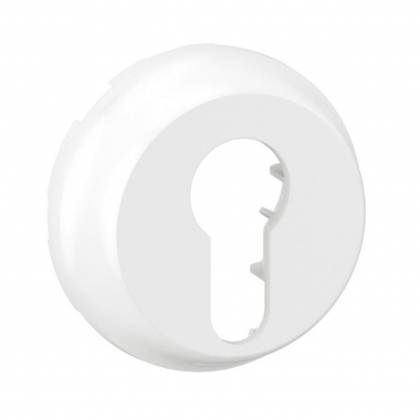 Enjoliveur - Pour interrupteur � cl� - 3 positions - Blanc - Legrand C�liane CB0072