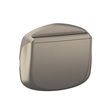 Enjoliveur - Pour interrupteur � badge - Titane - Legrand C�liane CT0010