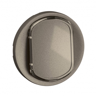 Enjoliveur - Pour m�canisme de commande - Porte �tiquette - Titane - Legrand C�liane CT5001