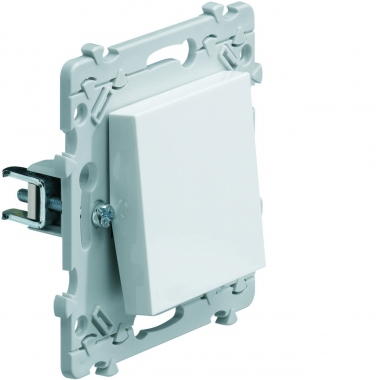Bouton poussoir inverseur 10 amp�res � griffes Hager Essensya