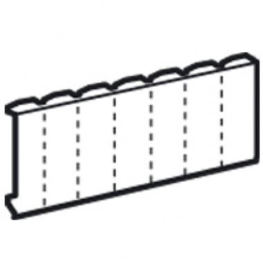 Legrand obturateur 18 modules blanc pour tableau �lectrique