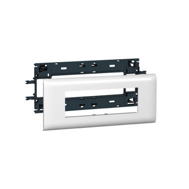 Support 6 modules Mosaic pour goulotte DLP avec couvercle de 85 mm - Legrand 010996